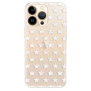 Odolné silikonové pouzdro iSaprio - Stars Pattern - white - iPhone 13 Pro Max