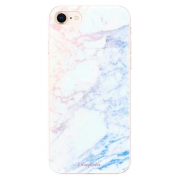 Odolné silikonové pouzdro iSaprio - Raibow Marble 10 - iPhone 8