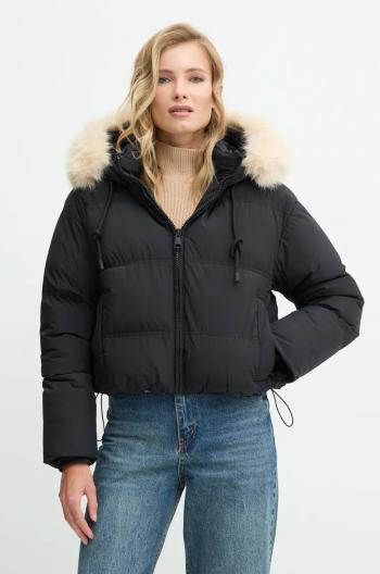 Bunda Answear.LAB dámská, černá barva, zimní