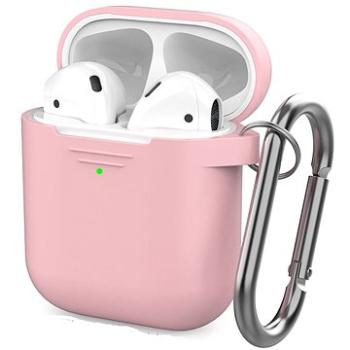 AhaStyle kryt AirPods 1 & 2 s LED indikací růžový (PT06-Pink)