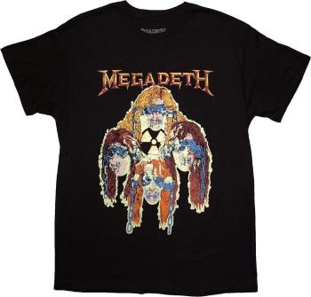 Megadeth Tričko Nuclear Glowheads Unisex Black 2XL