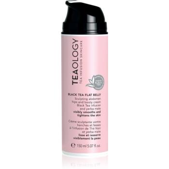 Teaology Body Black Tea Flat Belly Cream zeštíhlující krém 150 ml