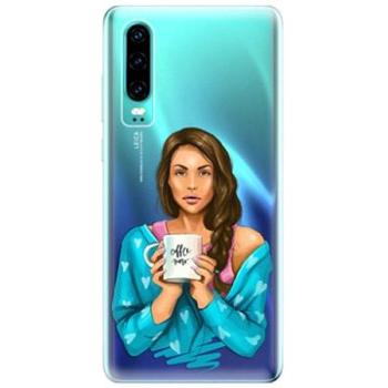 iSaprio Coffe Now - Brunette pro Huawei P30 (cofnobru-TPU-HonP30)