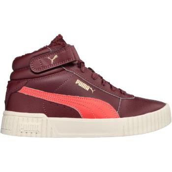 Puma CARINA 2.0 MID Dívčí zimní tenisky, vínová, velikost 37