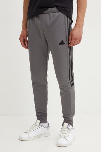 Tepláky adidas Tiro šedá barva, s aplikací, JI6381