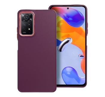 Frame Xiaomi Redmi Note 11 Pro/11 Pro 5G közepesen ütésálló tok kameravédő kerettel, lila