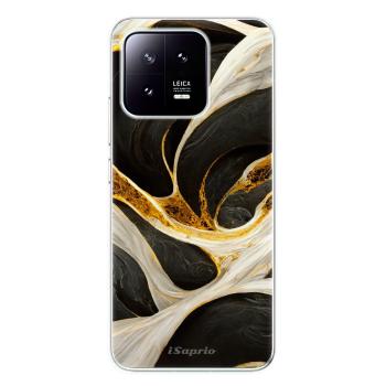 Odolné silikonové pouzdro iSaprio - Black and Gold - Xiaomi 13