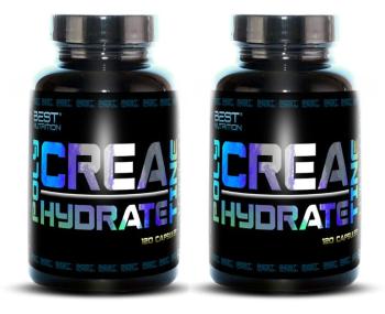 1+1 Zadarmo: Polyhydrate Creatine - Best Nutrition 120 kaps. + 120 kaps.