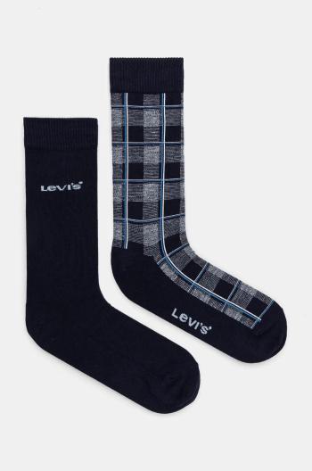 Ponožky Levi's 2-pack tmavomodrá barva, 37157-1146