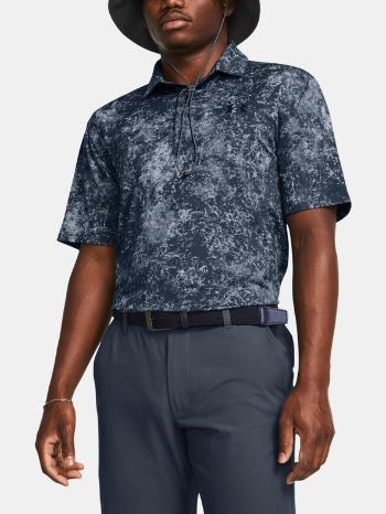 Under Armour UA Perf 3.0 Printed Polo triko Šedá