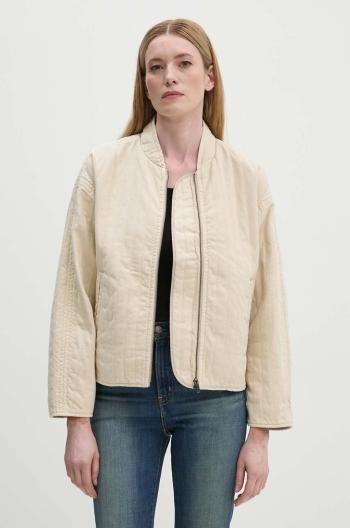 Bunda Levi's dámská, béžová barva, přechodná, A8517