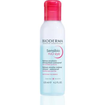 Bioderma Sensibio H2O eye dvoufázová micelární voda pro oči a rty 125 ml