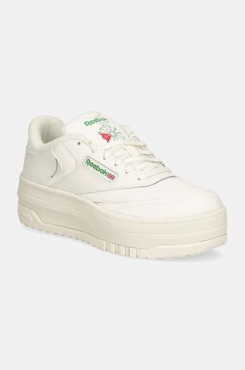 Dětské kožené sneakers boty Reebok Classic CLUB C EXTRA bílá barva, 100208011