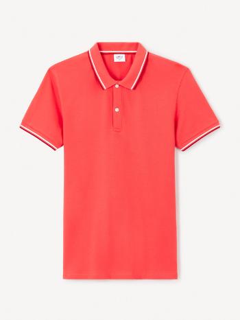 Celio Decolrayeb Polo triko Červená