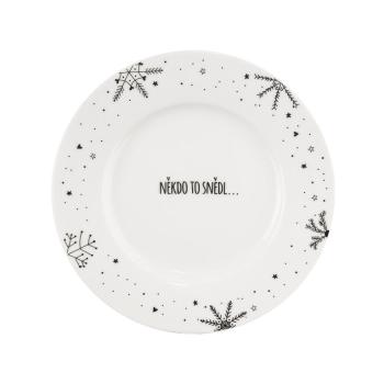 Porcelánový dezertní talíř VLOČKA 20 cm