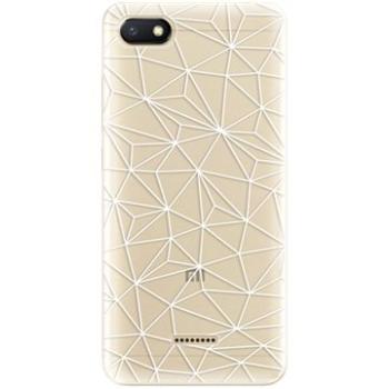 iSaprio Abstract Triangles 03 - white pro Xiaomi Redmi 6A (trian03w-TPU2_XiRmi6A)