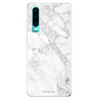 Odolné silikonové pouzdro iSaprio - SilverMarble 14 - Huawei P30