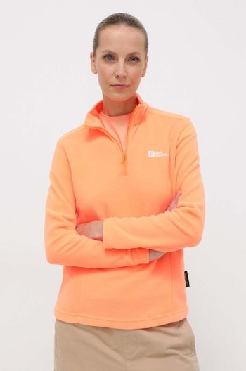 Sportovní mikina Jack Wolfskin Taunus oranžová barva, 1709532