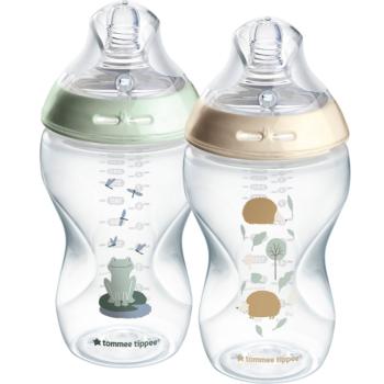 Tommee Tippee Natural Start Anti-Colic önsterilizáló cumisüveg Nature Medium Flow 3 m+ 2x340 ml