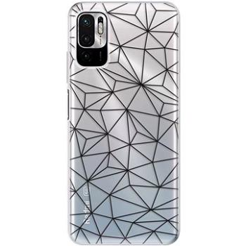 iSaprio Abstract Triangles 03 - black pro Xiaomi Redmi Note 10 5G (trian03b-TPU3-RmN10g5)