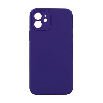 TopQ Kryt Essential iPhone 12 tmavě fialový 92758 (92758)