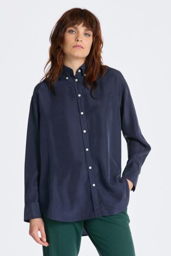 KOŠILE GANT RELAXED SILK SHIRT CLASSIC BLUE