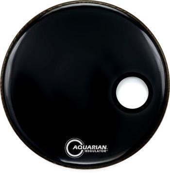 Aquarian RSM24BK Regulator Port/Ring 24" Black Rezonanční blána na buben