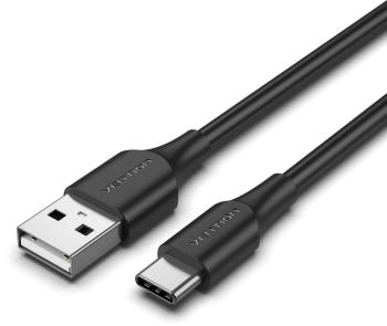 Adatkábel Vention USB 2.0 to USB-C 3A Cable 1.5m Black