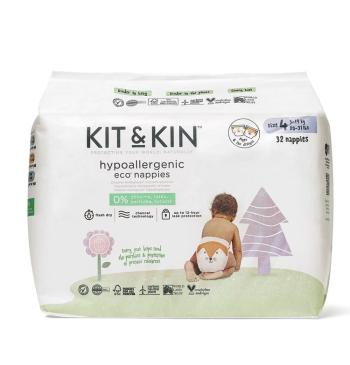 KIT & KIN Pleny jednorázové eko 4 (9-14 kg) 32 ks