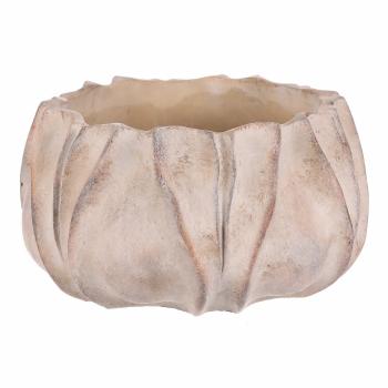 Mască pentru ghiveci din beton M, bej-gri, 25 x 25 x  14 cm, bej, 25 cm