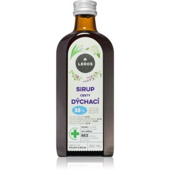 Leros Cesty dýchací bylinný sirup pro podporu zdraví dýchacích cest 250 ml