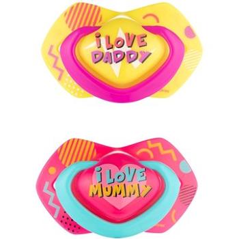 Canpol babies NEON LOVE 6–18m 2 ks růžový (5901691843837)