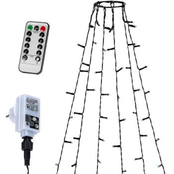 Voltronic Světelný řetěz ve tvaru kuželu 192LED studená bílá - VOLTRONIC® M86192