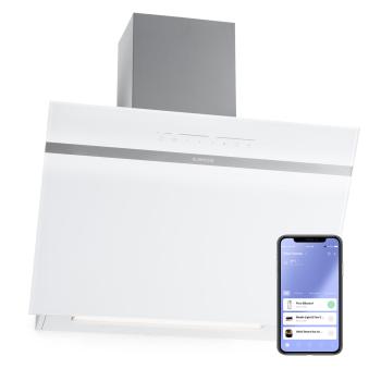 Klarstein Ava 60 Smart, digestoř, 60 cm, nástěnná, Wi-Fi, A++, 515 m³/h,dotykový displej