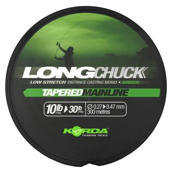 Korda ujímaný vlasec longchuck tapered mainline green - 0,27-0,47 mm 10-30 lb