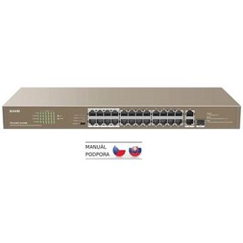 Tenda TEF1126P-24-410W PoE Rackmount Switch 135W + SFP (TEF1126P-24-410W)