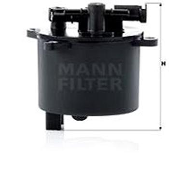 MANN-FILTER WK12001 pro vozy CITROËN;FIAT;FORD;JAGUAR;LANCIA;LAND ROVER;MITSUBISHI;PEUGEOT (WK12001)