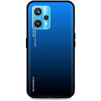 TopQ Kryt LUXURY Realme 9 Pro+ pevný duhový modrý 73127 (Sun-73127)