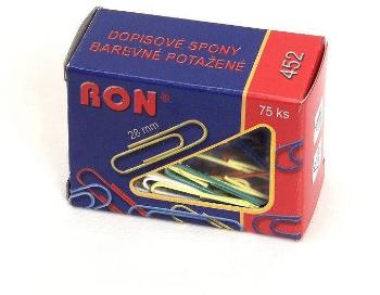 Gemkapocs RON 452 B 28 mm-es színes - 75 darabos kiszerelésben