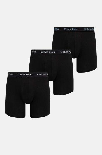 Boxerky Calvin Klein Underwear 3-pack pánské, černá barva, 000NB1770A