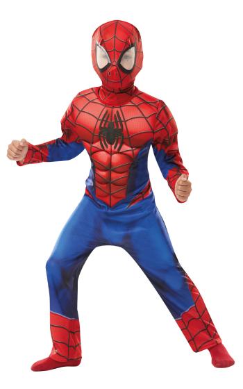 Rubies Detský kostým Spiderman deluxe Velikost - děti: L: 128 cm