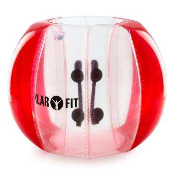 KLARFIT BUBBALL AR, BUBBLE BALL, PRO DOSPĚLÉ, 120X150 CM, EN71P, PVC, ČERVENÁ