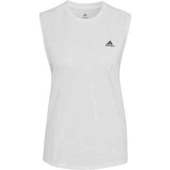 adidas RUN ICONS TANK TOP Dámské tílko na běhání, bílá, velikost