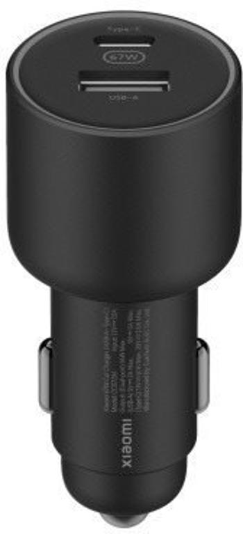 Autós töltő Xiaomi 67W Car Charger (USB-A + Type-C)