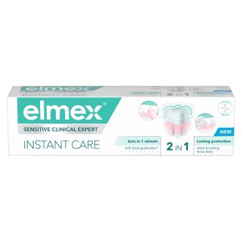 ELMEX Sensitive Clinical Expert Instant care Zubná pasta 2v1 75 ml