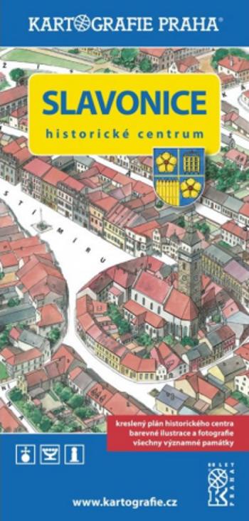 Slavonice - Historické centrum/Kreslený plán města