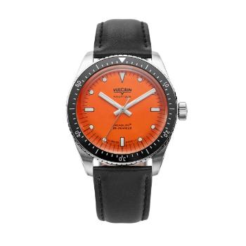 Vulcain Skindiver Nautique Orange - Black Plain