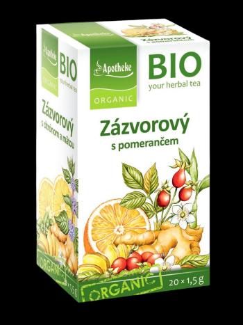 APOTHEKE BIO Zázvorový čaj s pomarančom 20 x 1.5 g