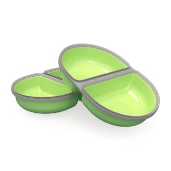 Kiegészítésül SureFeed légmentesen záródó etetőtálhoz 2x SureFeed osztott póttál, 450 ml, zöld