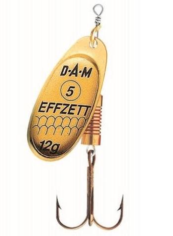 Dam třpytka effzett standard spinner gold-velikost 1 hmotnost 3 g